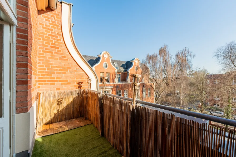 Balkon mit Südausrichtung