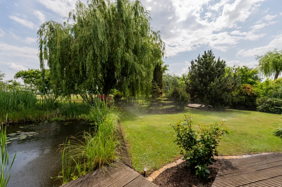 Praktische Bewässerungsanlage im Garten