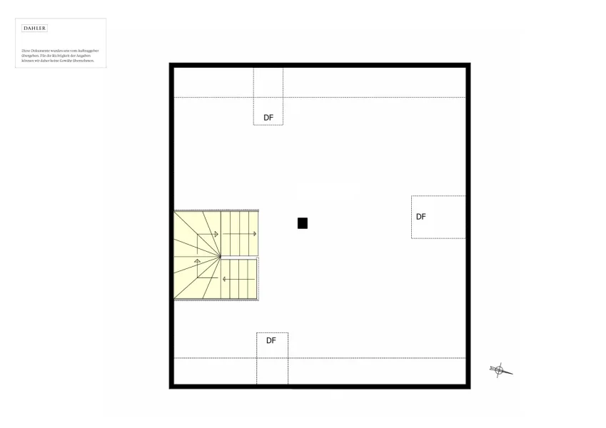 Attic floor plan