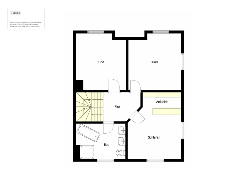 Floor plan upper floor