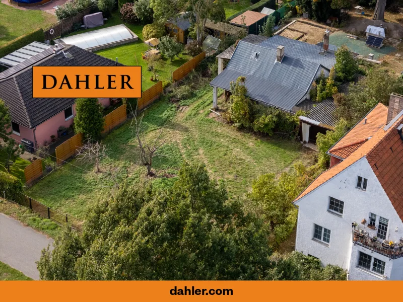 Bird's eye view of the property - Grundstück kaufen in Falkensee - Plot for your dream house in a quiet location