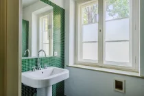 Bathrooms with stylish mosaics