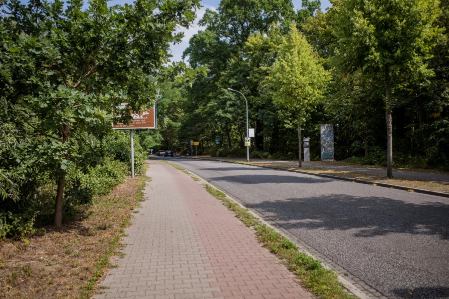 Unmittelbar an der Stadtgrenze zu Berlin