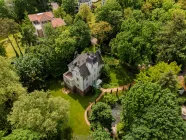 Aerial view of the property