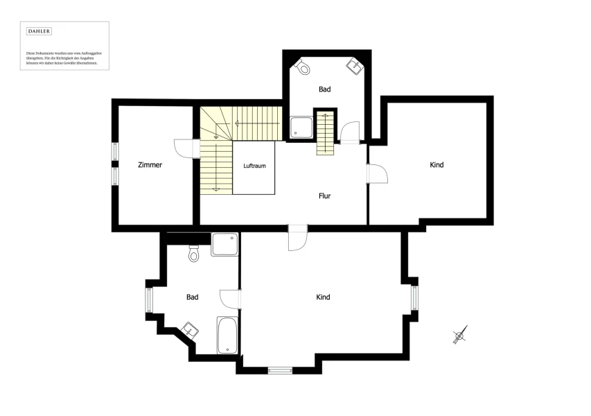 Attic floor plan