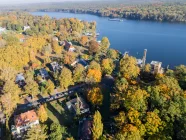 Aerial view looking towards Bertiniweg