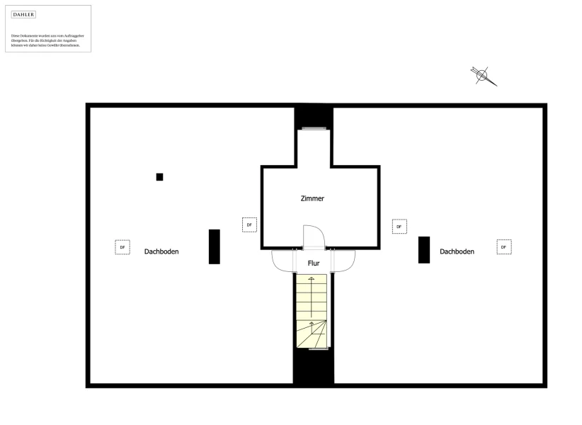 Attic floor plan