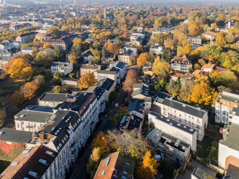 Aerial view of Sanssouci Park