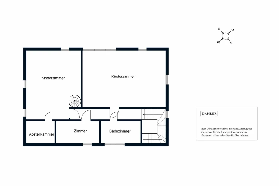 Grundriss Dachgeschoss