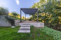 Herrlicher Gartenpavillon