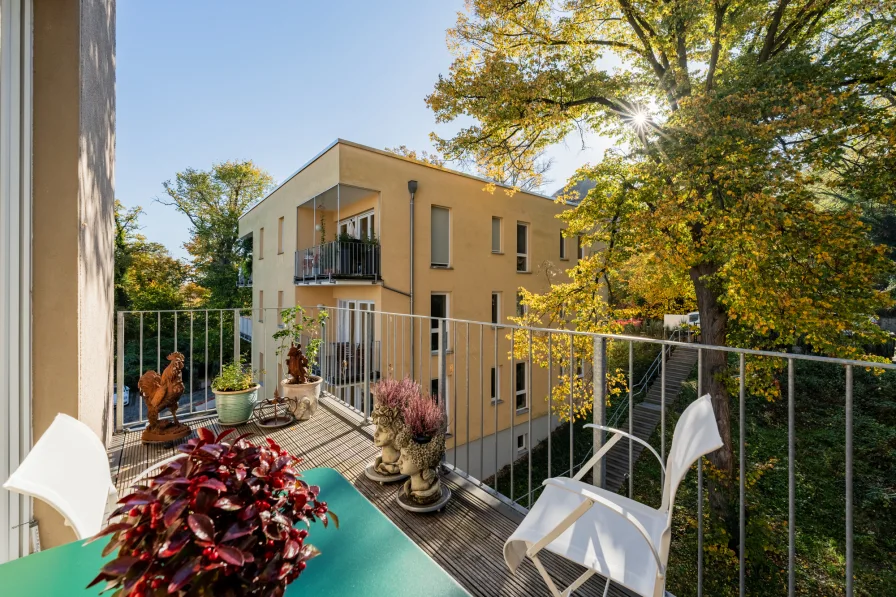 Balkon mit Südausrichtung