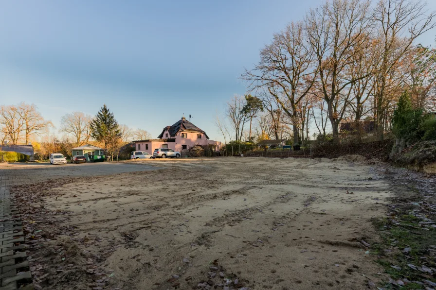 Baufeld für ein Einfamilienhaus