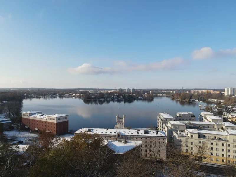 Aerial photo in winter