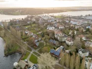 Aerial view of the Berlin suburb