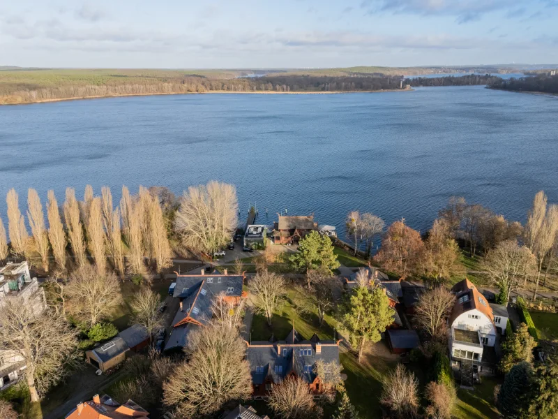 Aerial view of the sailors' station