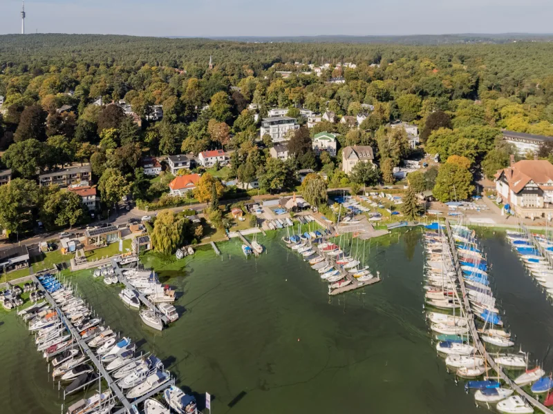 Aerial view near Großer Wannsee