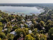 Aerial view near Großer Wannsee