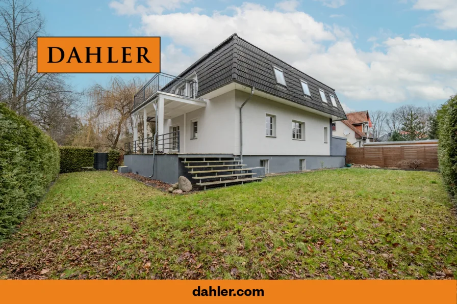 Attraktiver Garten  - Haus mieten in Potsdam / Babelsberg - Familienidyll in Babelsberg – Stilvolles Einfamilienhaus mit Garten & Terrassen