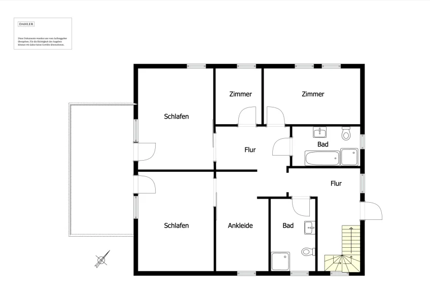 Floor plan upper floor