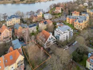 Luftbild mit Blick Richtung "Heiliger See"