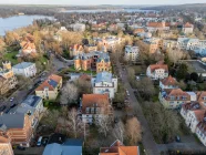 Aerial view looking towards Berliner Vorstadt