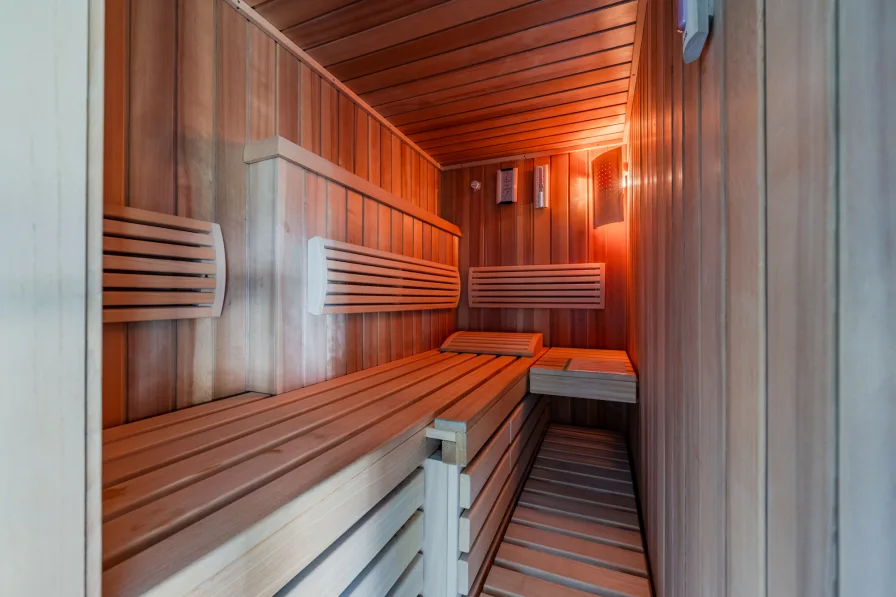 Sauna im Dachgeschoss