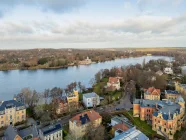 Luftbild mit Blickrichtung Marmorpalais