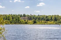 Tiefer See mit Blick zum Schloß Babelsberg