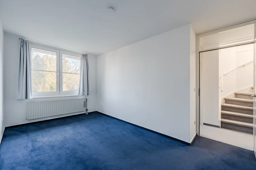 Children's room with garden view