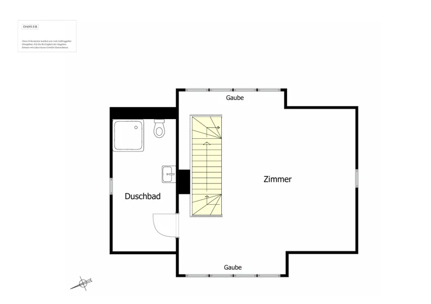 Grundriss Dachgeschoss