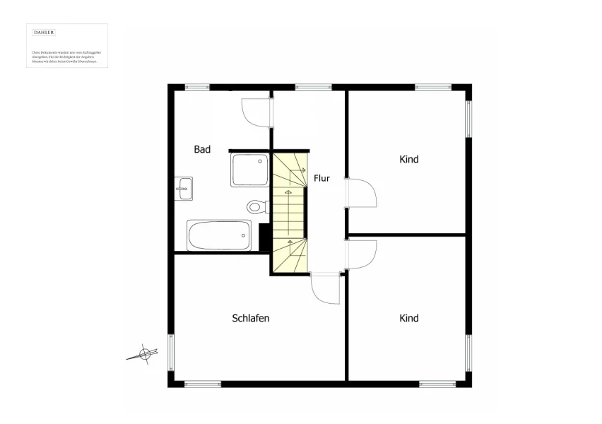 Floor plan upper floor