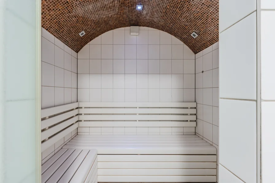 Sauna im Wellnessbereich