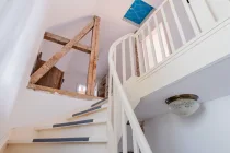 Old building staircase to the upper floor