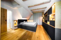 Schlafzimmer mit Ankleide