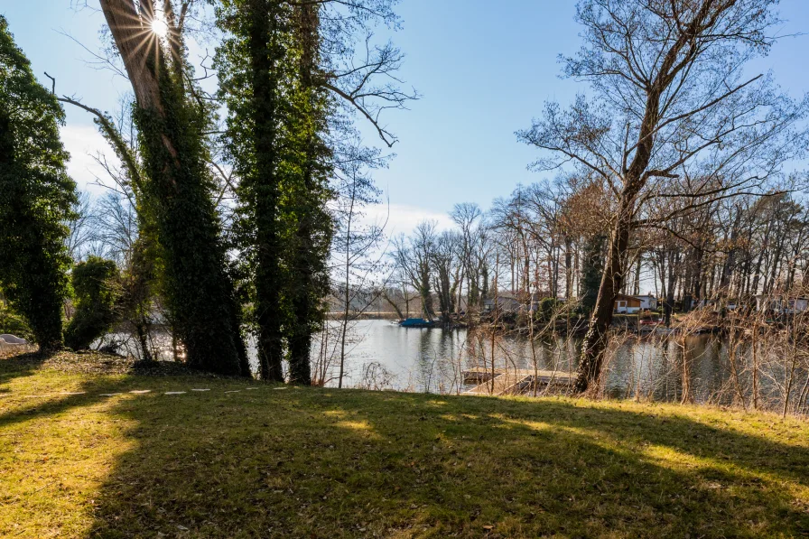 Shoreline landscape on the WEG property