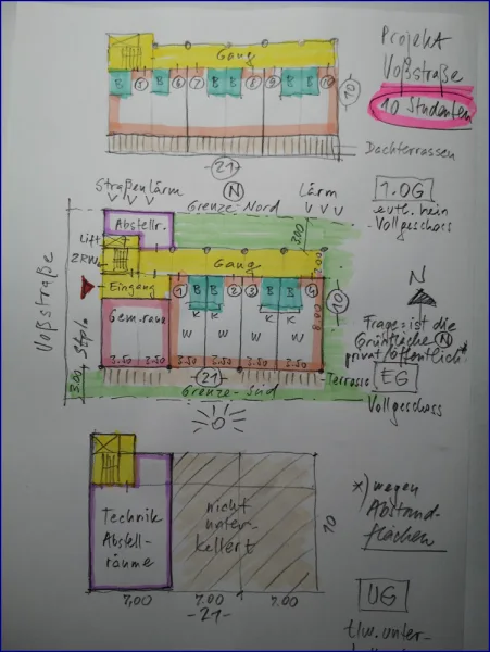 Konzeptplanung Studenappertement