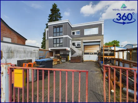 Außenansicht - Weyel-Immobilien-Bochum - Halle/Lager/Produktion kaufen in Marl - Vielseitiges Gewerbeareal in Marl zum Verkauf