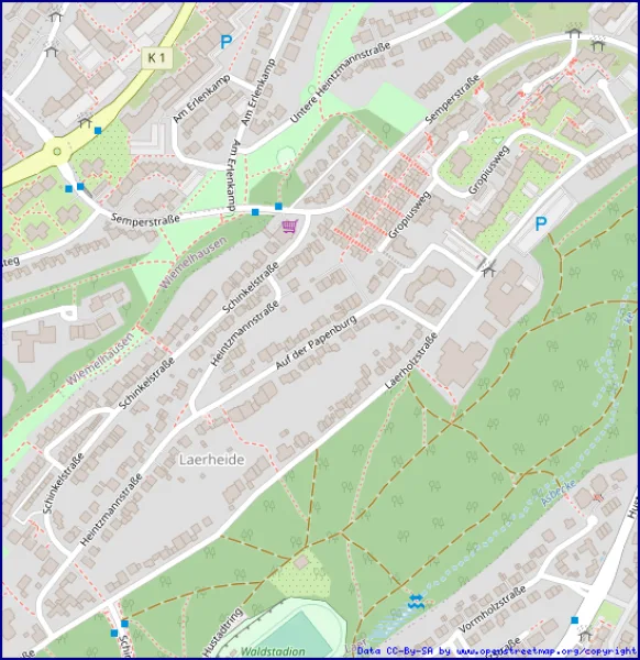 Lageplan Weyel-Immobilie Bochum Querenburg