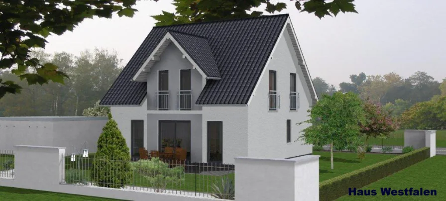 Bild1 - Haus kaufen in Neustadt am Main - Angebot für die Bauherren im Gebiet "Mühlwiesen". Bauen Sie ein AMBIENTE-MASSIVHAUS!