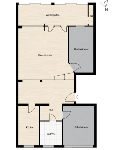 2.OG - Wohnung mieten in Wuppertal - Hochwertige 3-Zimmer Wohnung in gefragter Lage