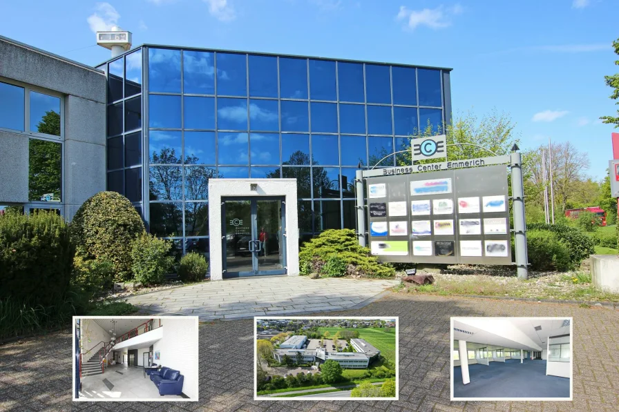 Start - Büro/Praxis kaufen in Emmerich - Großer Bürokomplex mit sehr guter Verkehrsanbindung in Emmerich am Rhein zu verkaufen