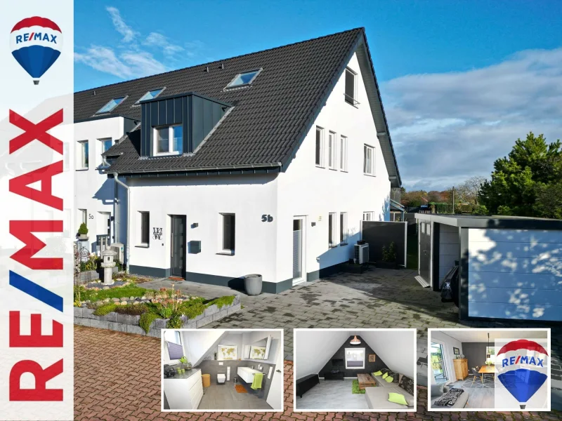   Titelbild - Haus kaufen in Bocholt - Modernes Reihenendhaus in ländlicher Lage