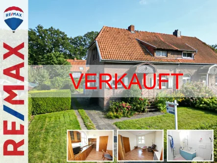  - Haus kaufen in Bedburg-Hau - REMAX - Gemütliche Doppelhaushälfte mit besonderem Charme !