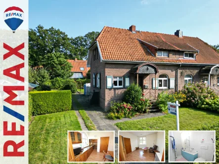  - Haus kaufen in Bedburg-Hau - REMAX - Gemütliche Doppelhaushälfte mit besonderem Charme !