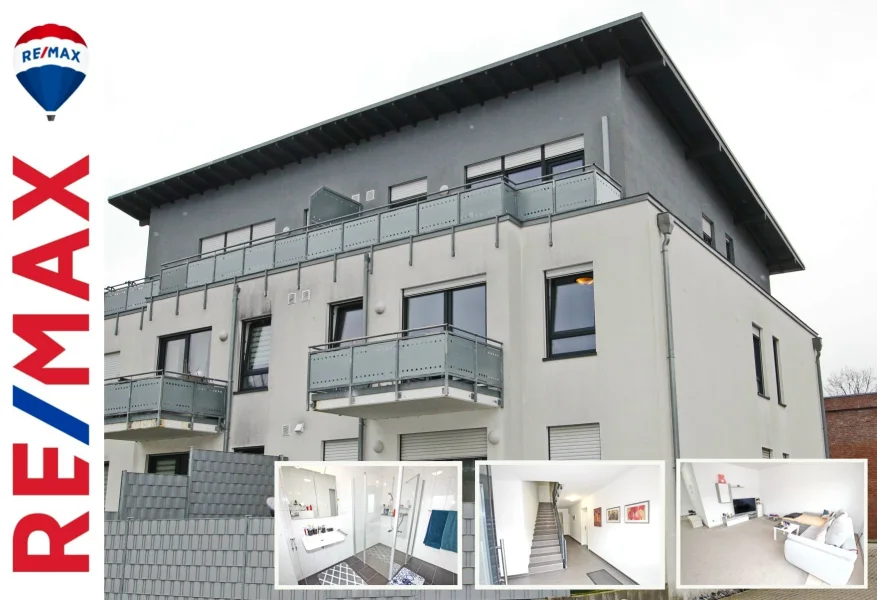 Südansicht Titelbild - Wohnung kaufen in Emmerich - Barriere und bezugsfreie Wohnung in Zentraler Lage Emmerichs