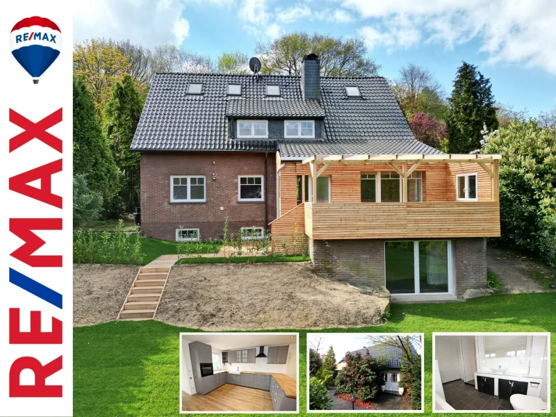  - Haus kaufen in Kleve - Hochwertig ausgestattete Immobilie auf tollem Grund in Waldrandlage ! Komplett modernisiert !