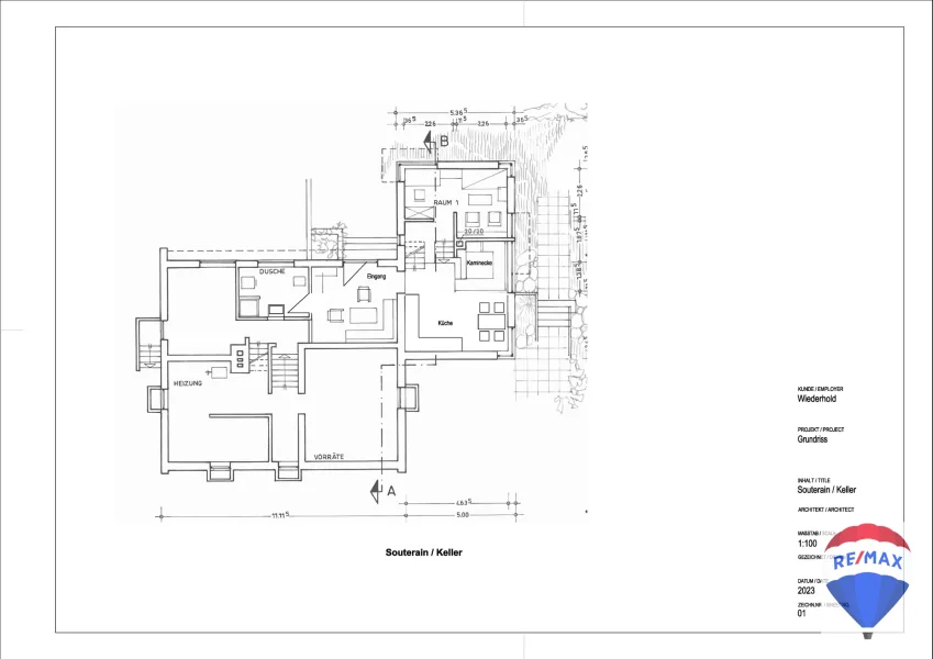 230301 Grundriss-Souterain Keller