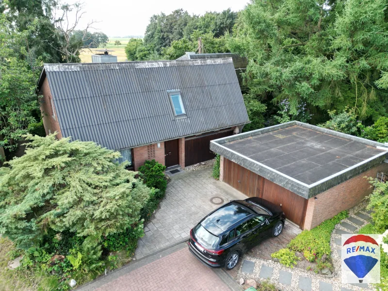 DJI_0096 - Haus kaufen in Bedburg-Hau - Außergewöhnliches Architektenhaus  mit Einliegerwohnung in sehr schöner und ruhiger  Wohnlage !