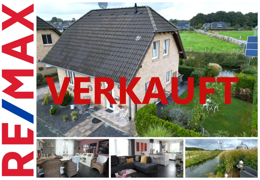 Verkauft - Haus kaufen in Goch - Idyllisches Einfamilienhaus an einer charmanten Gracht –  in bevorzugter Lage von Kessel !