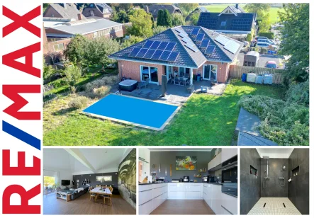 Titelbild Kalkar CT - Haus kaufen in Kalkar - Wohlfühlen mit Stil: Energieeffizienter Bungalow trifft Komfort in Kalkar-Niedermörmter!